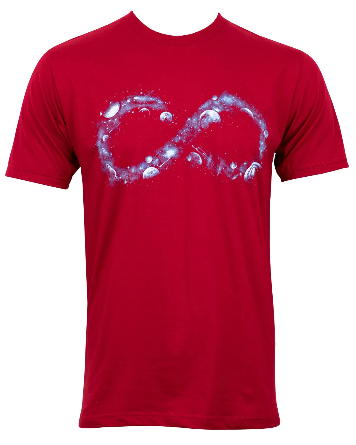 INFINITY GALAXY T-SHIRT DARK RED
