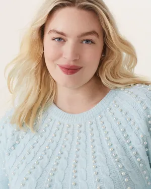 Jadis Pearl-Trim Sweater | Mountain Air