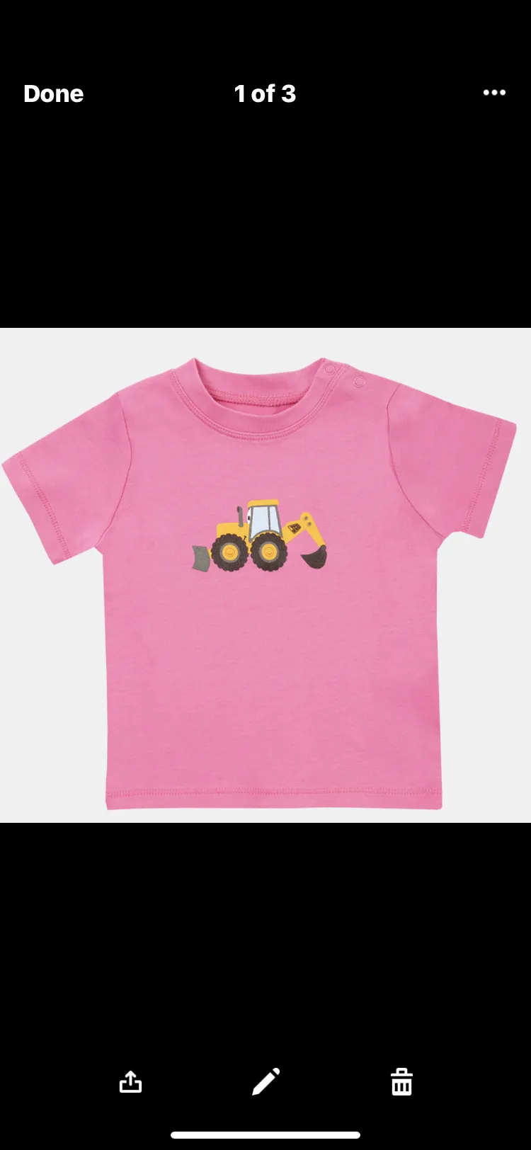 JCB infant T Shirts