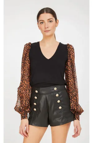 Kalani Leopard Combo Top