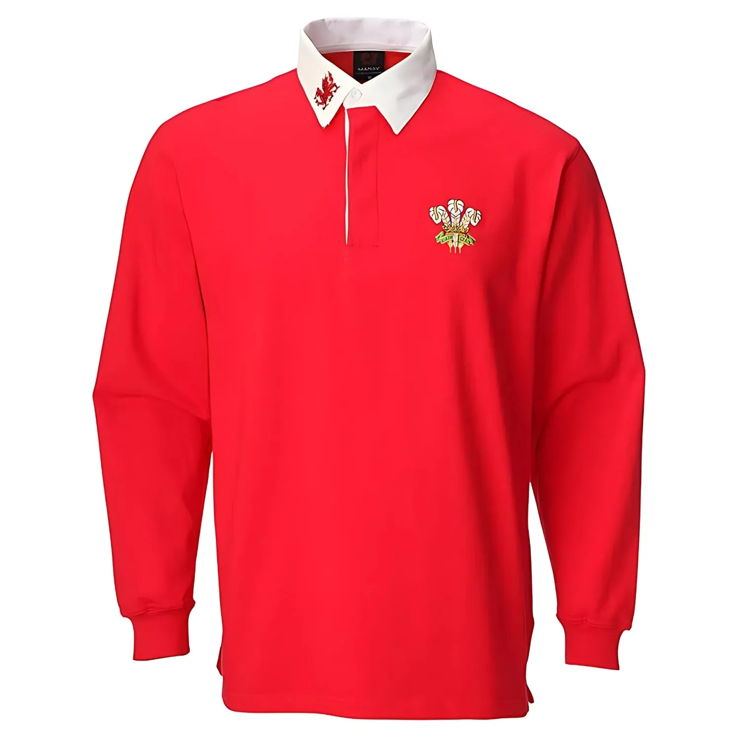 Kids' Traditional Long Sleeve Welsh Red Rugby Shirts Age 2-3 Years