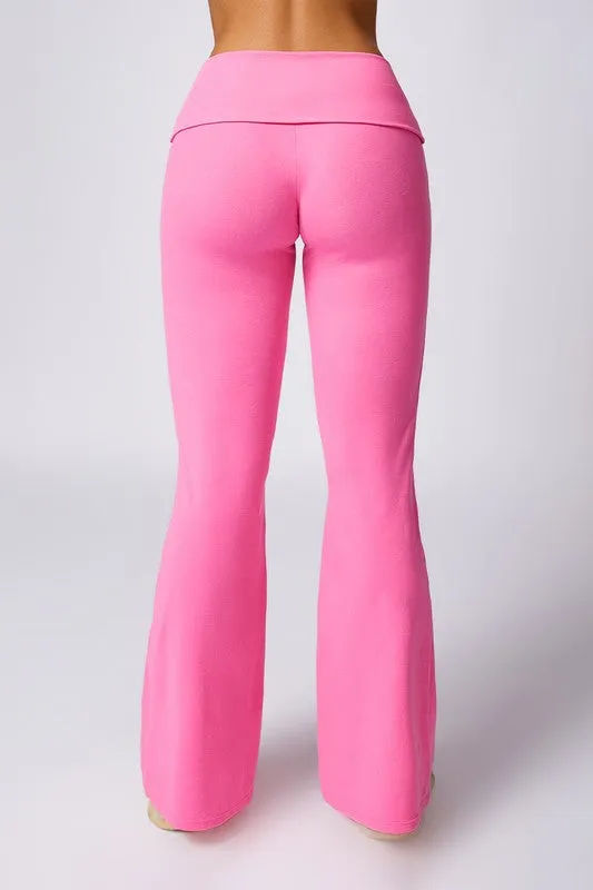 Lexi high-waisted flared leggings