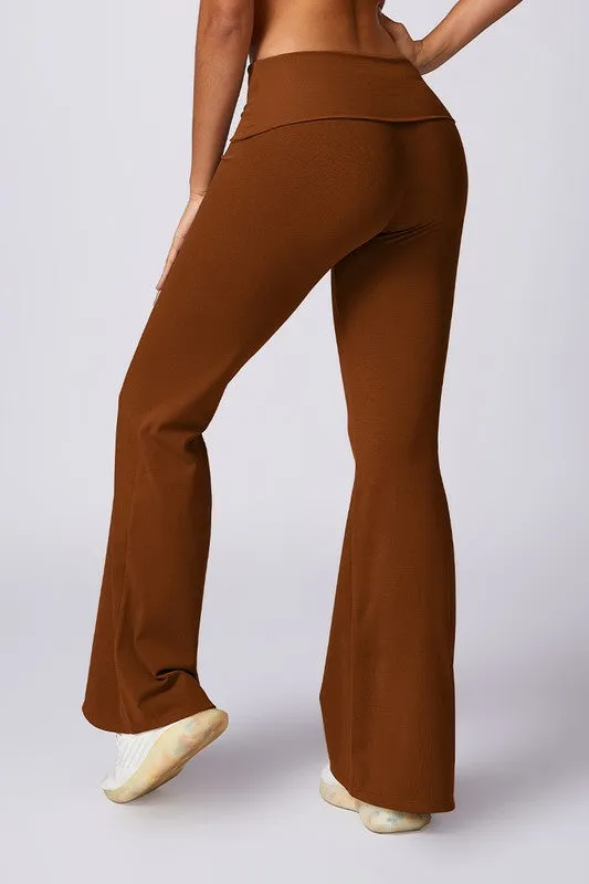 Lexi high-waisted flared leggings