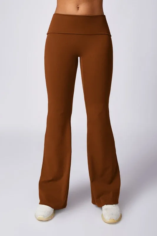 Lexi high-waisted flared leggings
