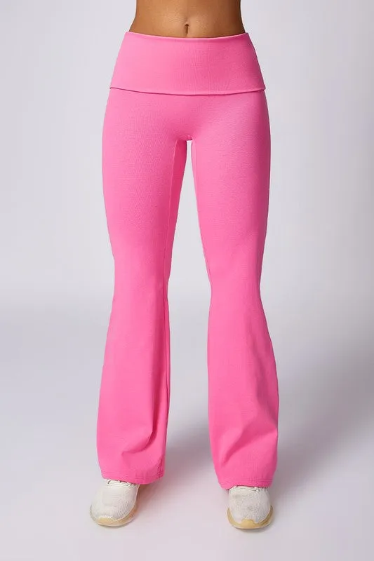 Lexi high-waisted flared leggings