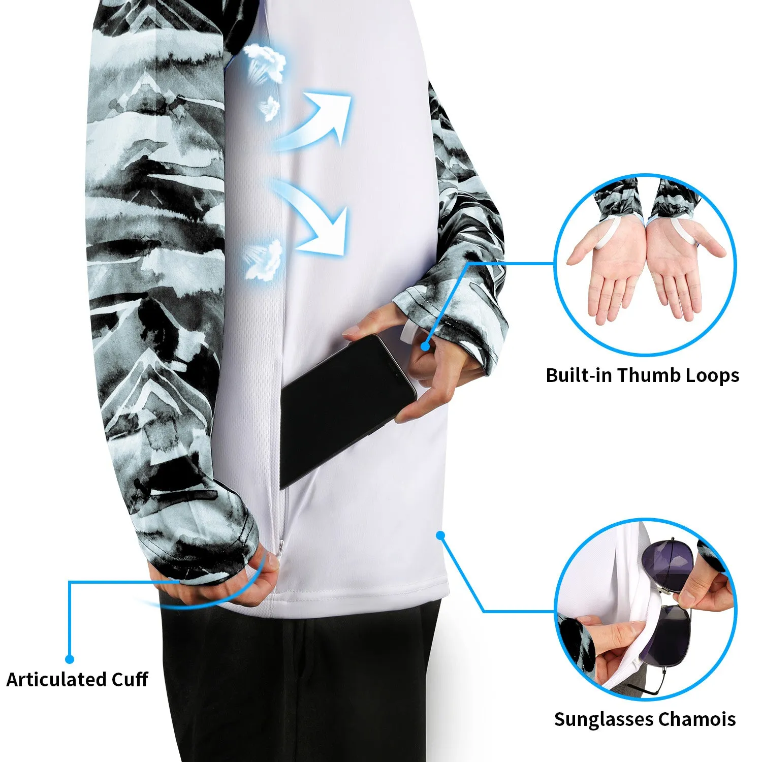 Long Sleeve Shirts UPF 50  (Trout Crushing)