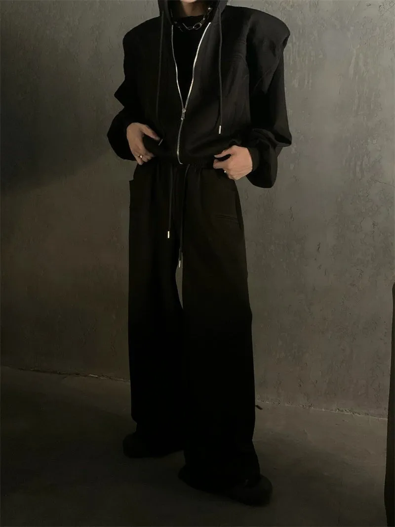Loose Wide Casual Jacket＆Wide Pants ACT0009