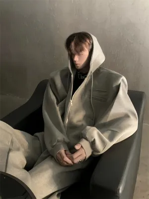 Loose Wide Casual Jacket＆Wide Pants ACT0009