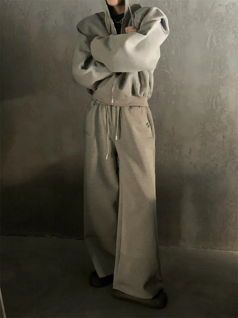 Loose Wide Casual Jacket＆Wide Pants ACT0009