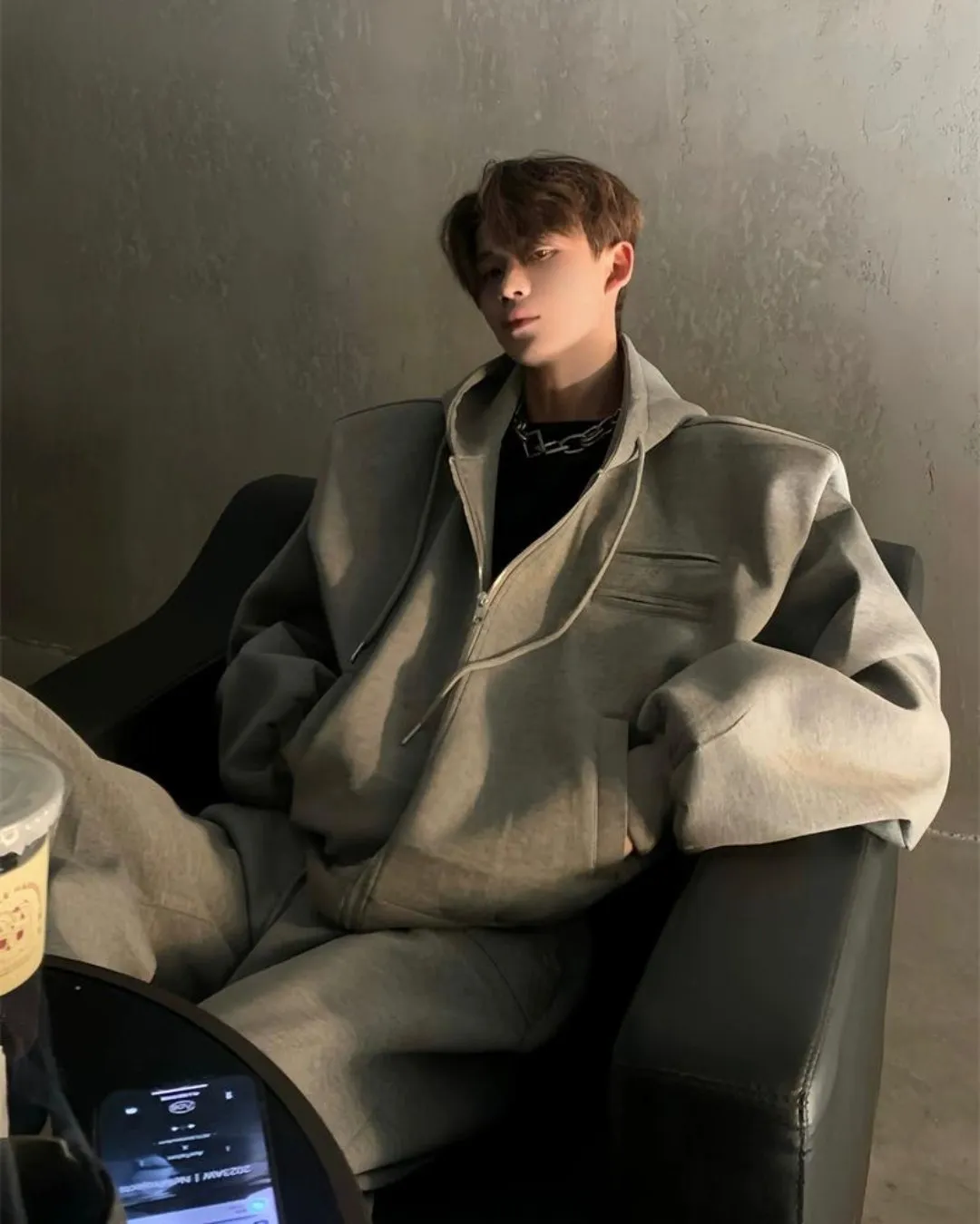 Loose Wide Casual Jacket＆Wide Pants ACT0009