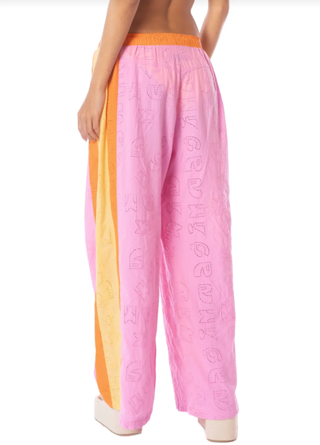 MAAJI Bright Pink Pintuck Pants