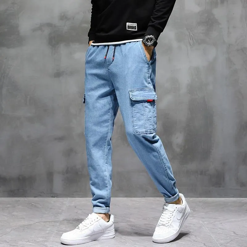 Men's Cargo Harlan Side Pocket Lightweight Jeans