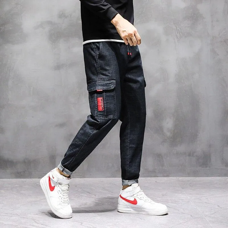 Men's Cargo Harlan Side Pocket Lightweight Jeans