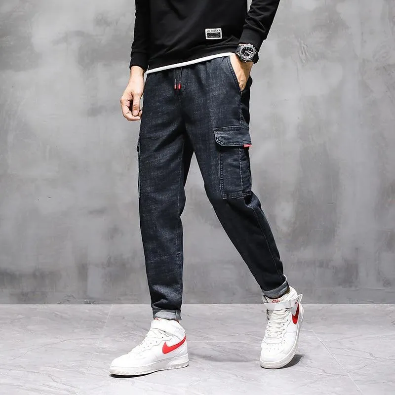 Men's Cargo Harlan Side Pocket Lightweight Jeans