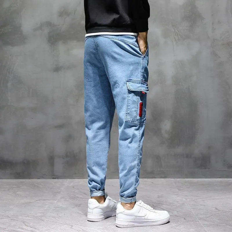 Men's Cargo Harlan Side Pocket Lightweight Jeans