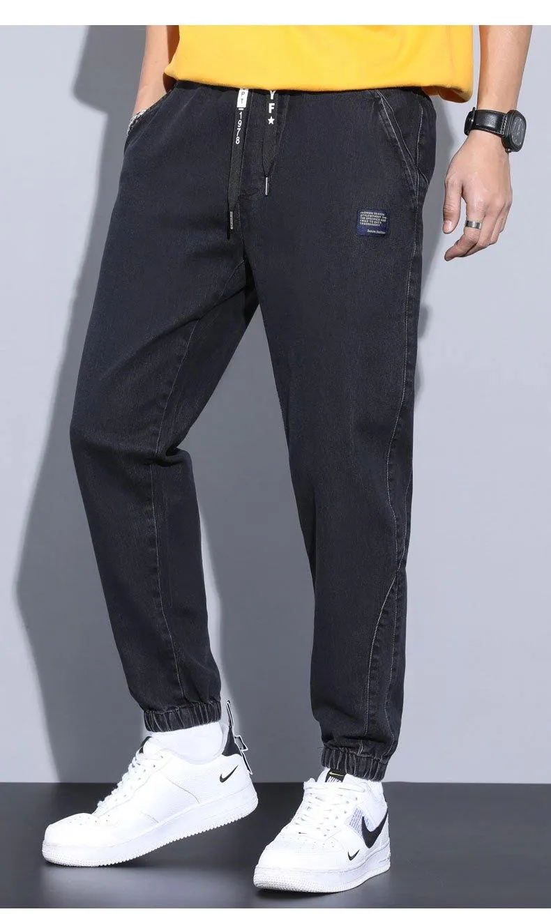 Men's Casual Embroidery Harlan Jeans