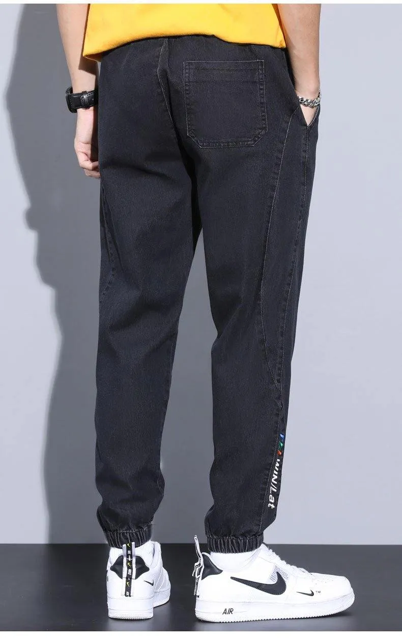Men's Casual Embroidery Harlan Jeans