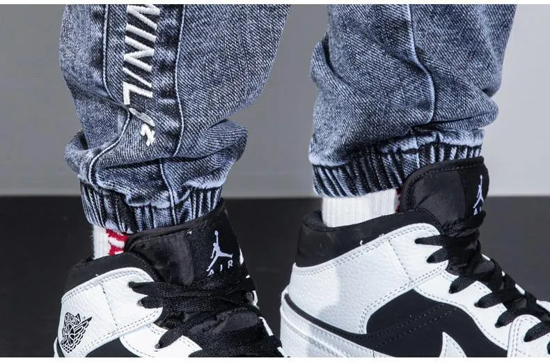Men's Casual Embroidery Harlan Jeans