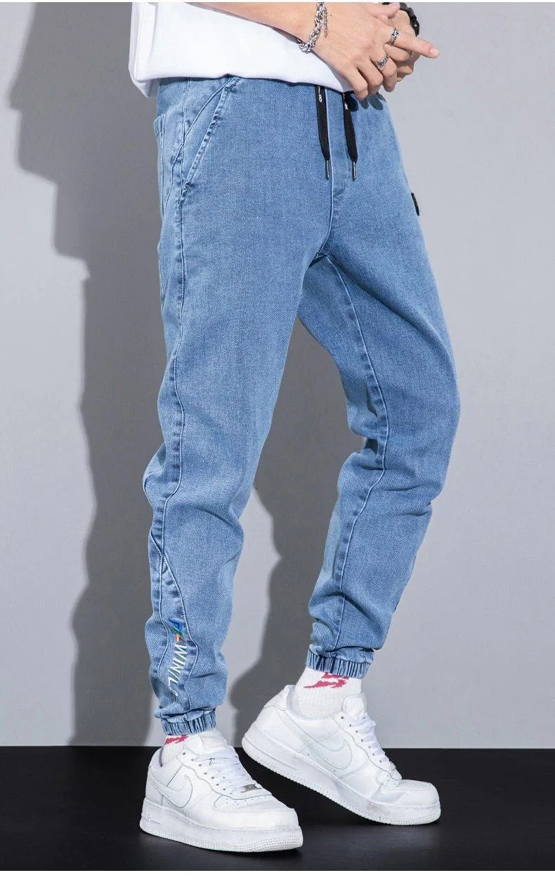Men's Casual Embroidery Harlan Jeans