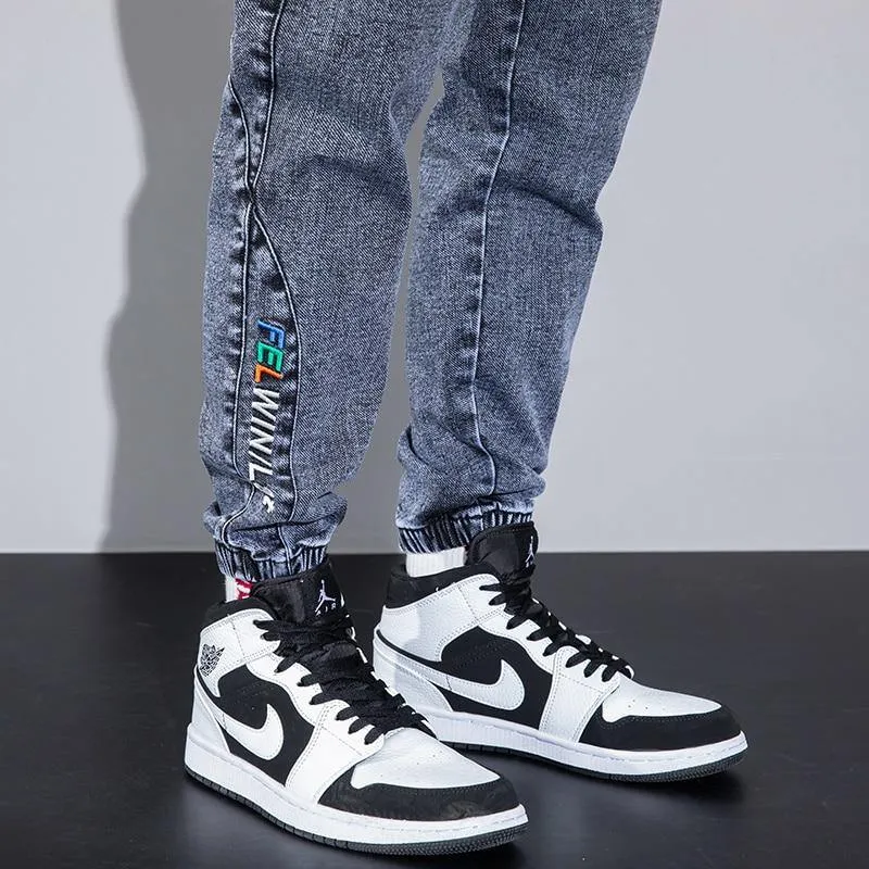Men's Casual Embroidery Harlan Jeans