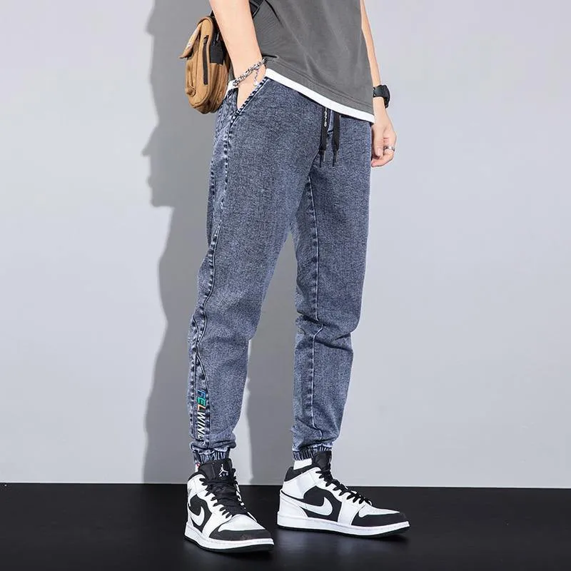 Men's Casual Embroidery Harlan Jeans