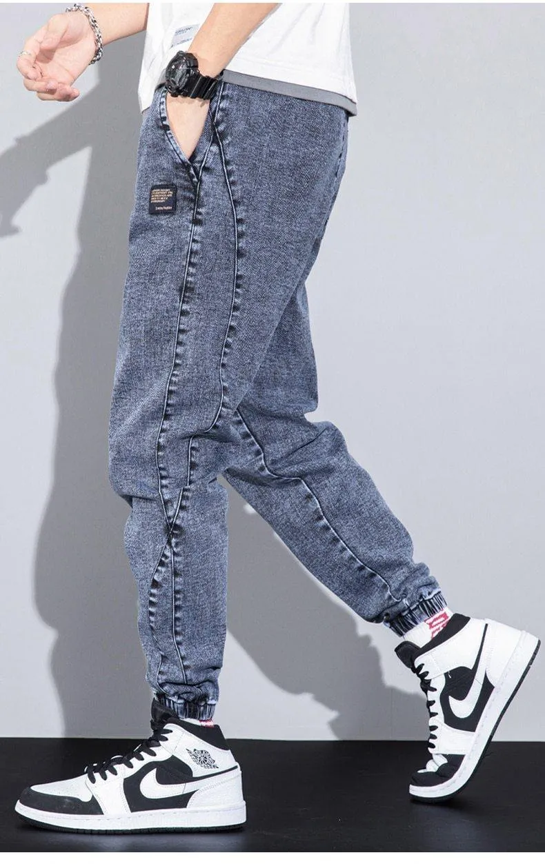 Men's Casual Embroidery Harlan Jeans