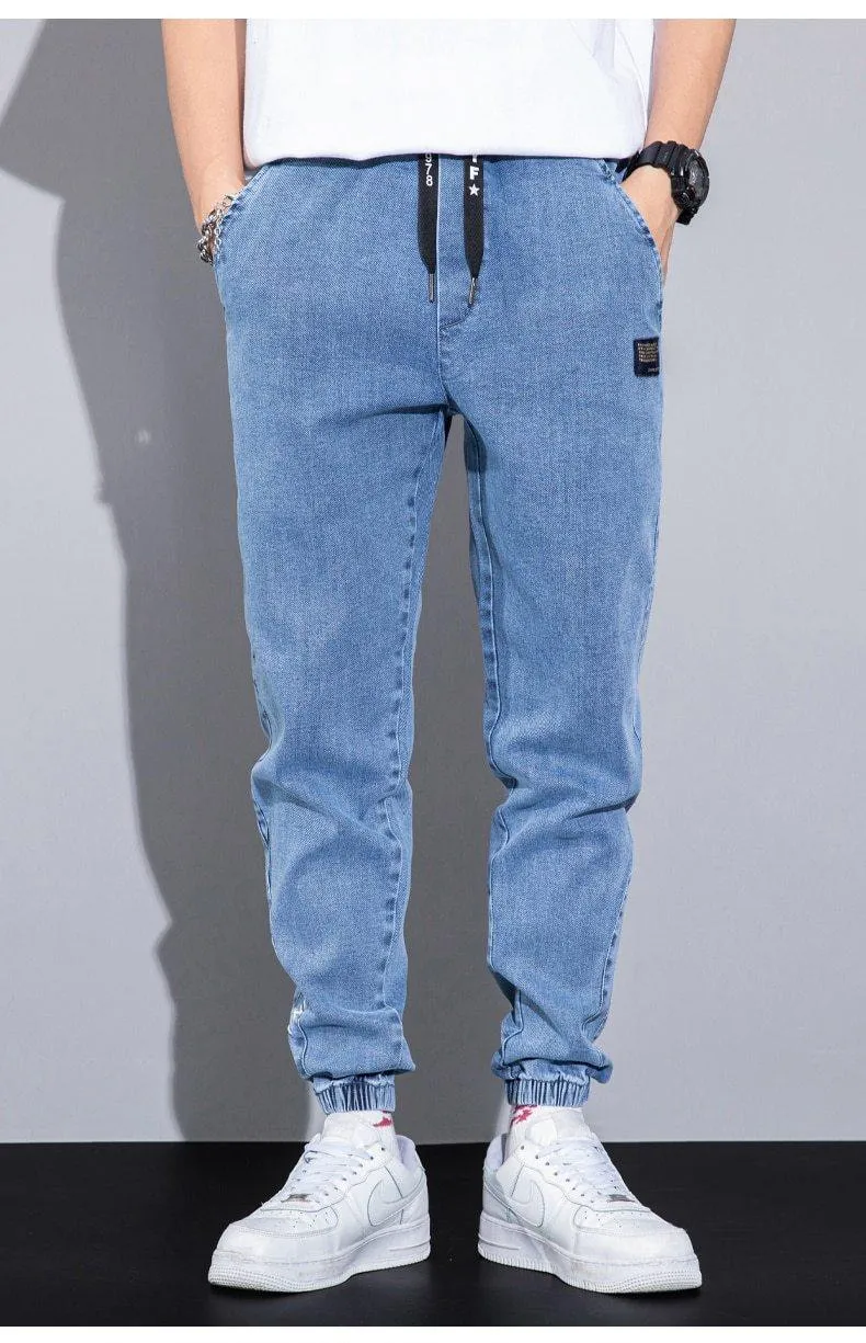 Men's Casual Embroidery Harlan Jeans