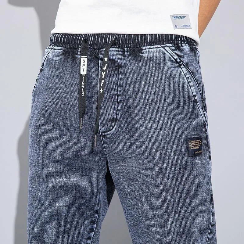 Men's Casual Embroidery Harlan Jeans