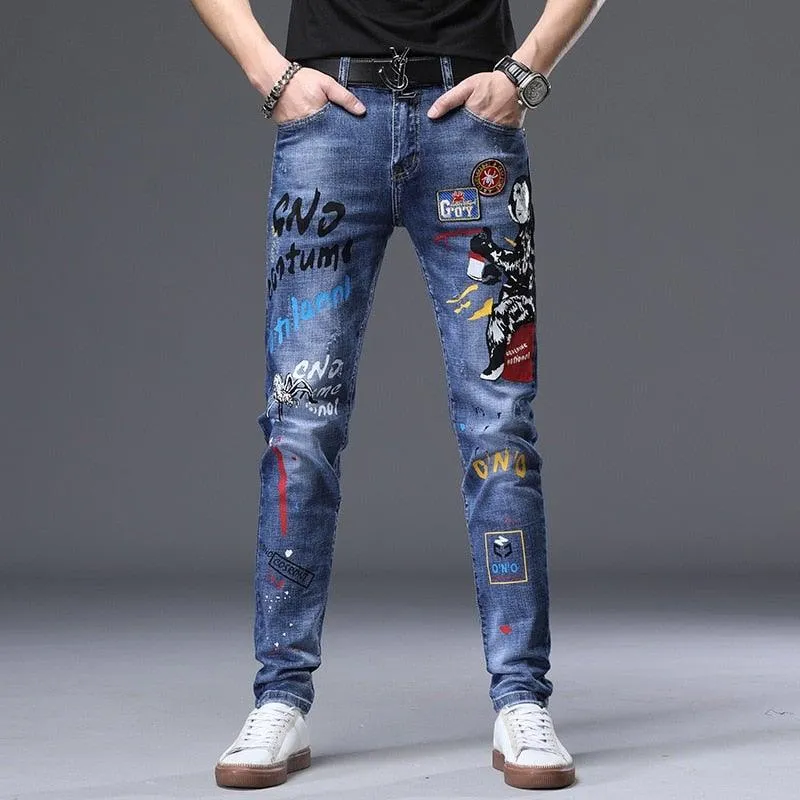 Men’s Slim Fit Stretch Denim Pants