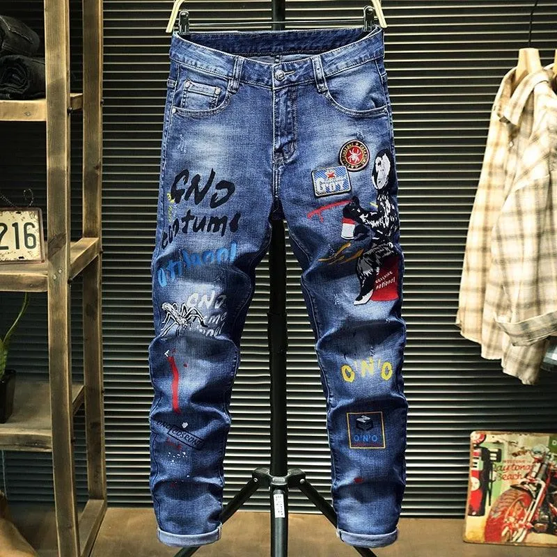 Men’s Slim Fit Stretch Denim Pants
