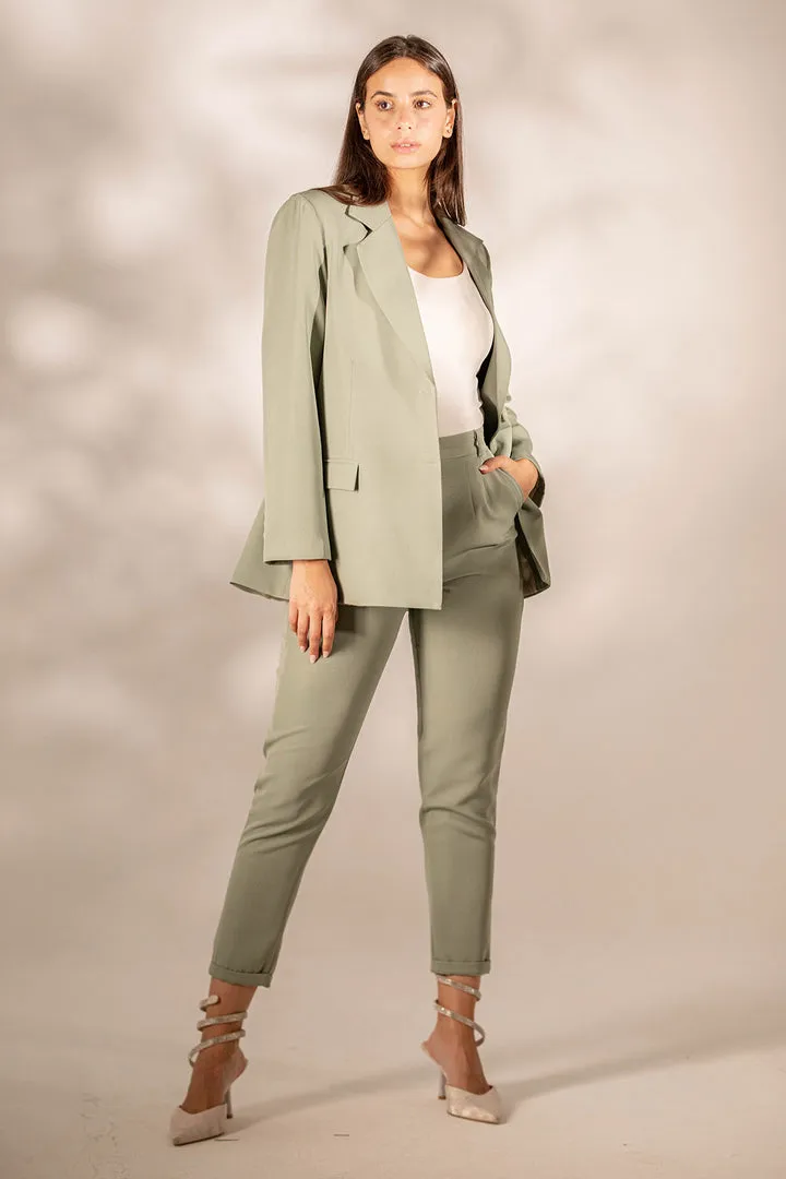 Mintgreen Formal Modern Fit Pants