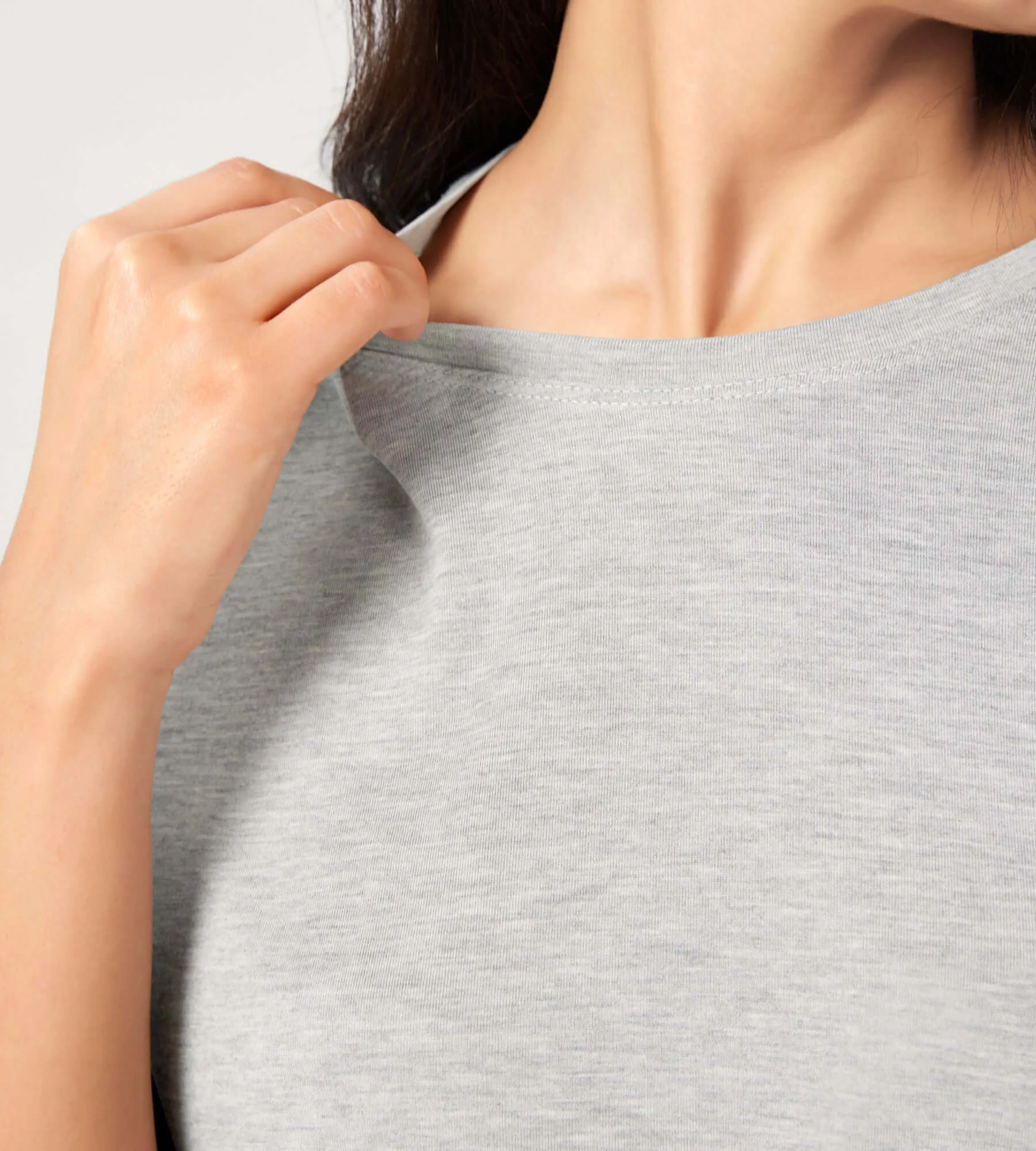 Modal Soft Crew Neck Short Sleeve Shirts