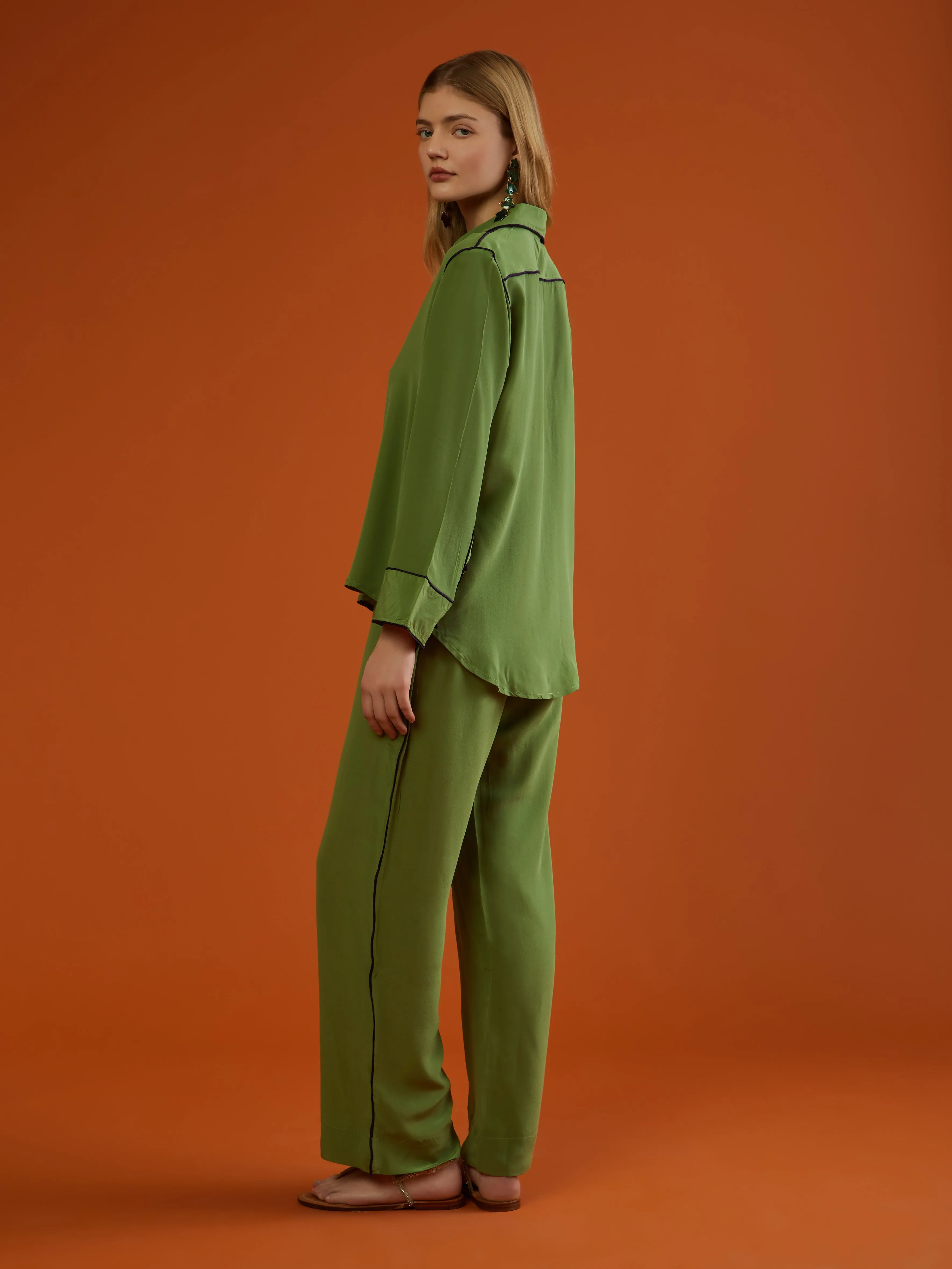 Moroccan Alma silk shirt