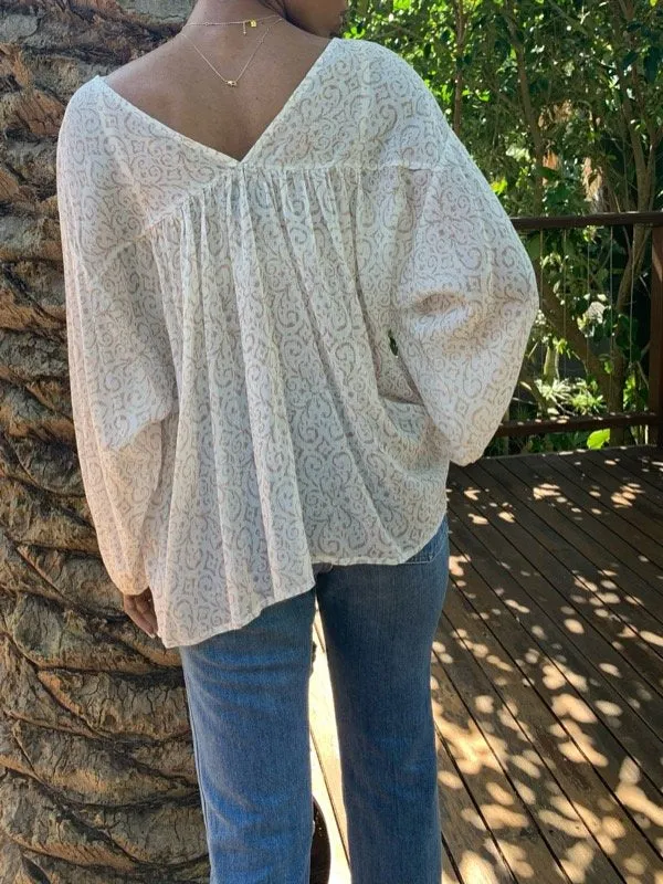 Natalia Cotton Voile Blouse