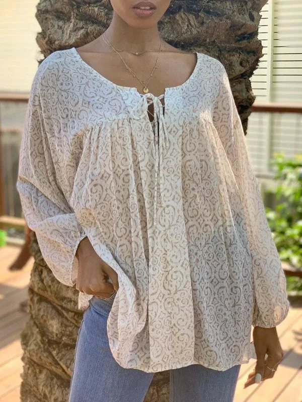 Natalia Cotton Voile Blouse