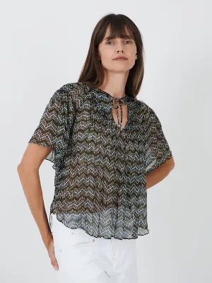 Neslya Top in Faded Black