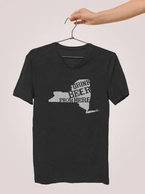 New York Drink Beer From Here® - V-Neck Craft Beer shirt