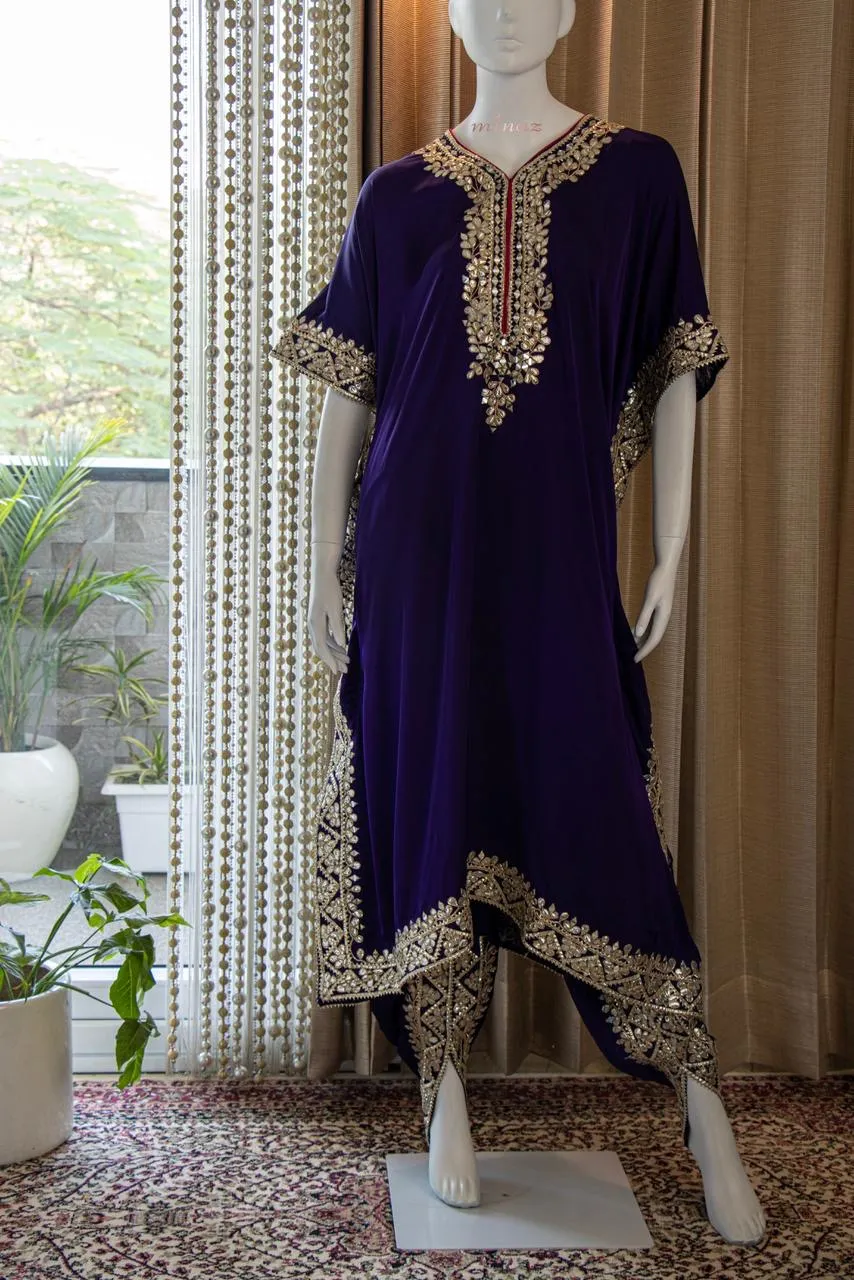 Nihshad kaftan dress stylish kaftan set