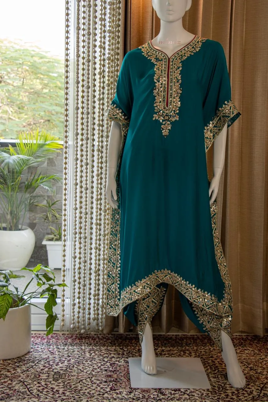 Nihshad kaftan dress stylish kaftan set