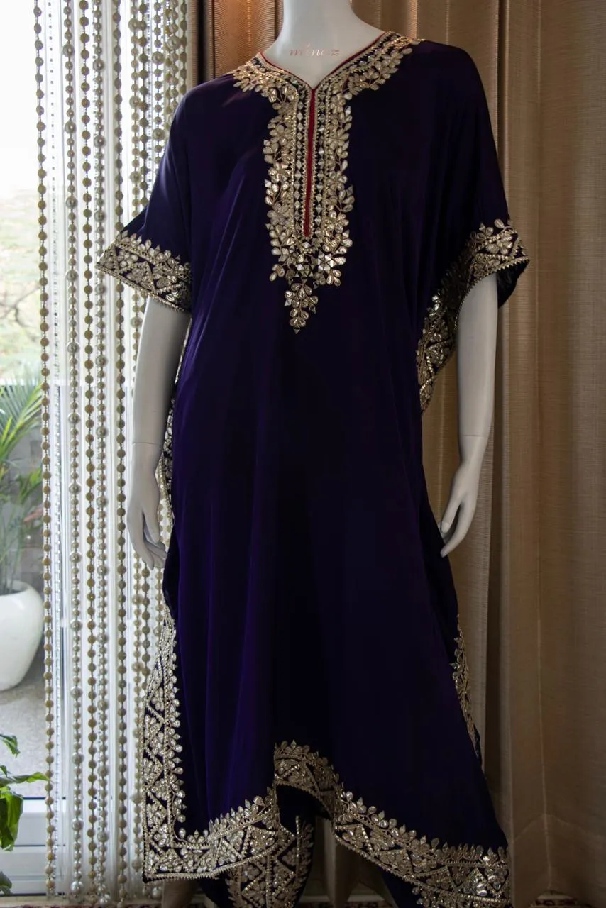 Nihshad kaftan dress stylish kaftan set