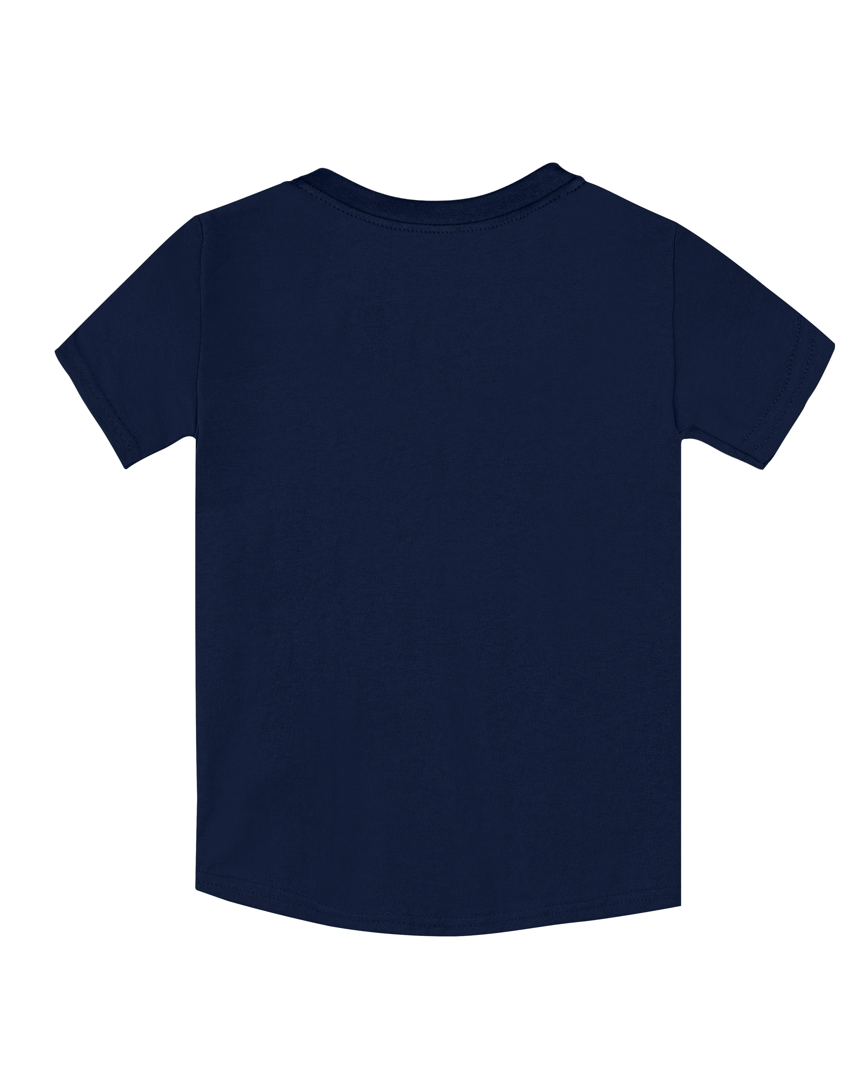 Pack of 2 Lilac-Astronaut & Navy Blue-Shark Print Cotton T-shirt