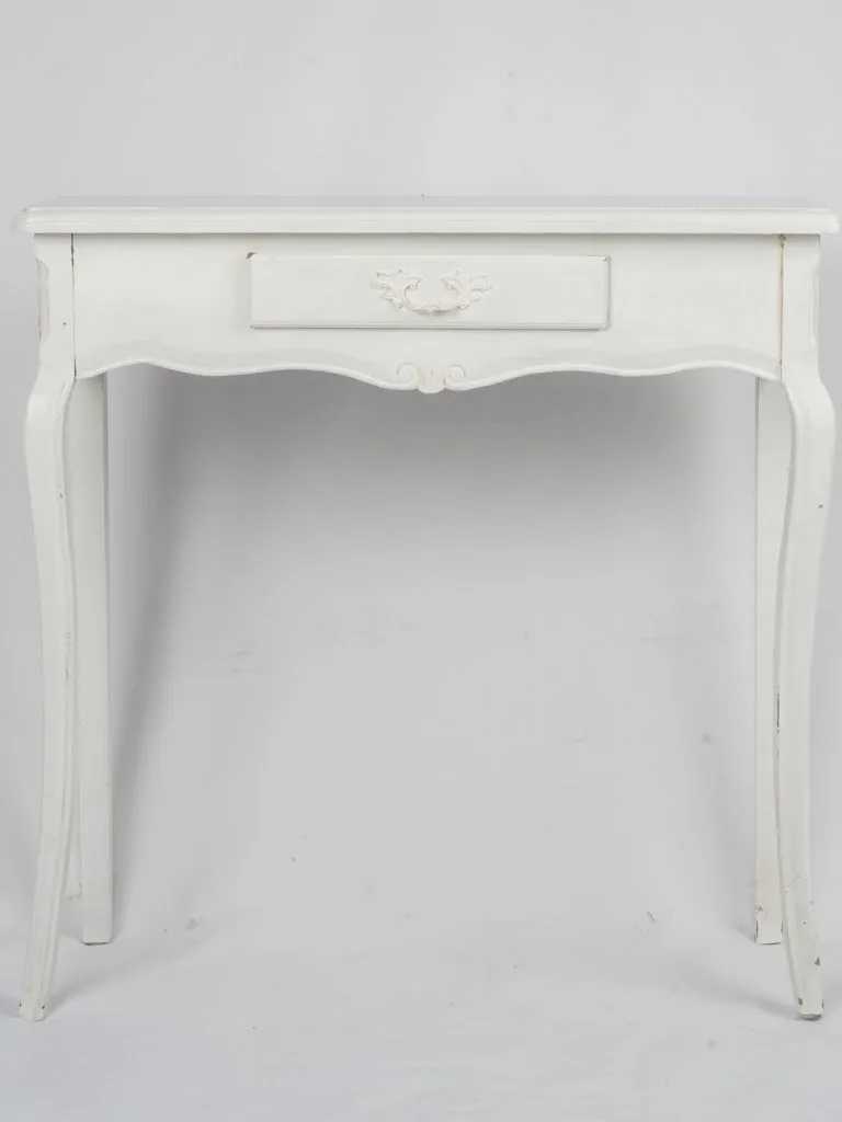 Pair of Louis XV Style White Painted Consoles