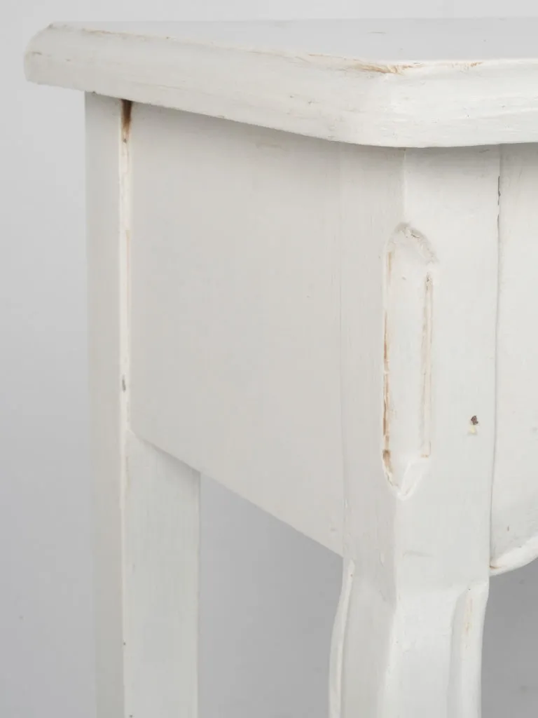 Pair of Louis XV Style White Painted Consoles