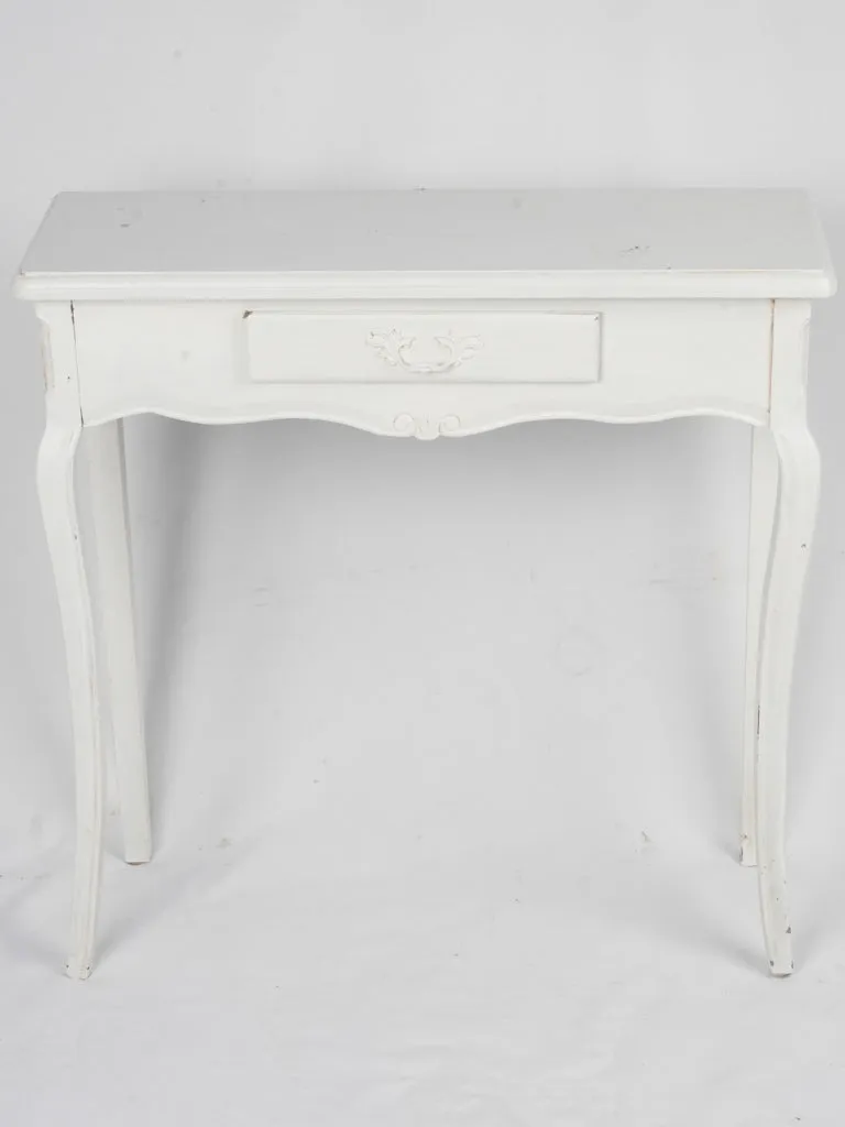Pair of Louis XV Style White Painted Consoles