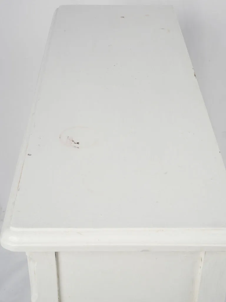 Pair of Louis XV Style White Painted Consoles
