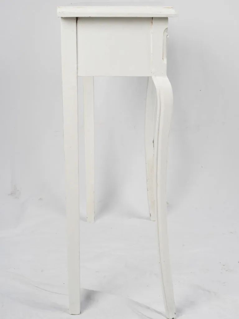 Pair of Louis XV Style White Painted Consoles