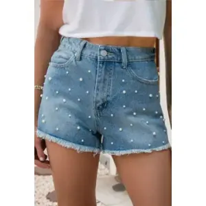 Pearl Beaded Shorts