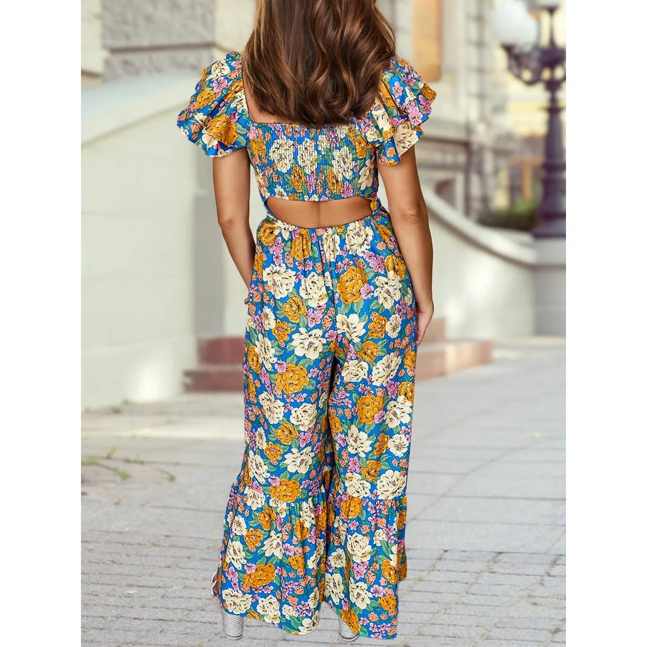 Peony Floral Jumpsuit