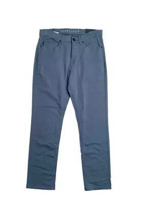 Perry Ellis Mens Slim Fit Knit 5 Pocket Pants Copen Blue 32 x 30