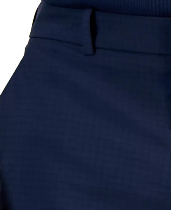 Perry Ellis Portfolio Men's Modern Fit Stretch Dress Pants Navy 34 x 29